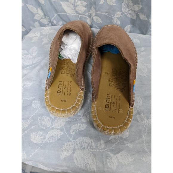 Brown Suede Espadrille Sandals - Picture 3 of 5